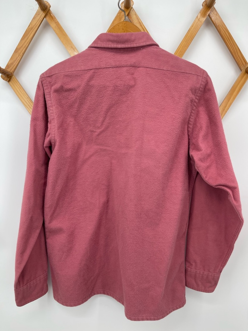 L.L. Bean Dusty Rose Chamois Shirt Jacket - Picture 6 of 9